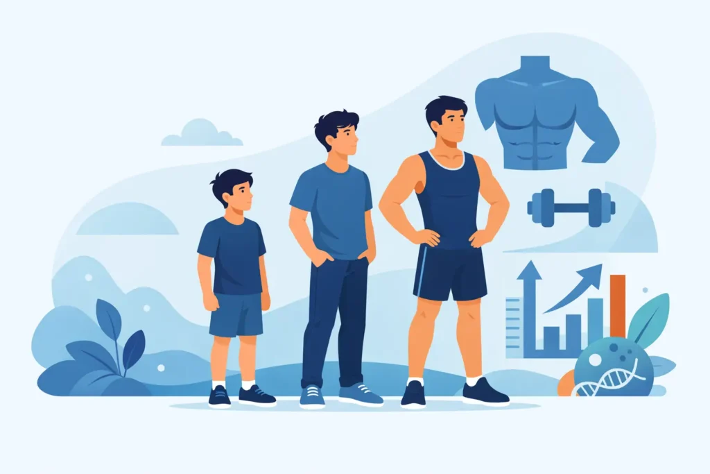 Desarrollo físico del adolescente varón: claves
